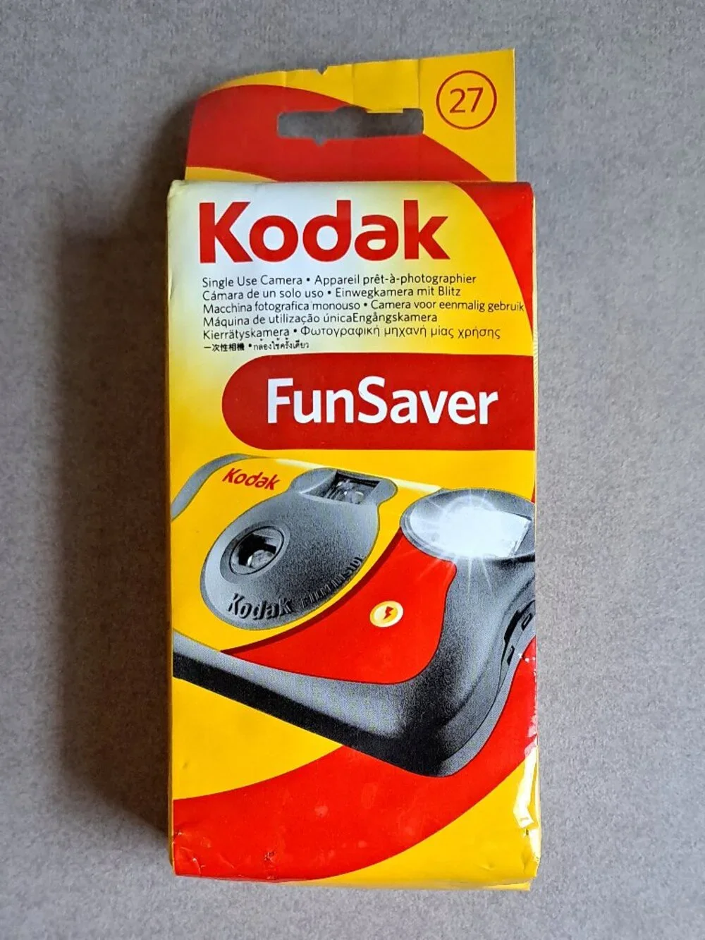 SEALED Kodak FunSaver Single Use Camera (EXPIRED 07/2021) PM